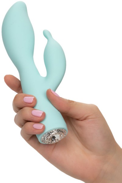 Jopen Victoria 7.2" Rabbit Vibrator with Crystal Base