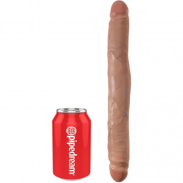 King Cock 12" Slim Double-Ended Dildo