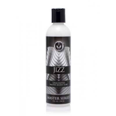 Jizz Unscented Water based Lube 8oz White 8 Oz