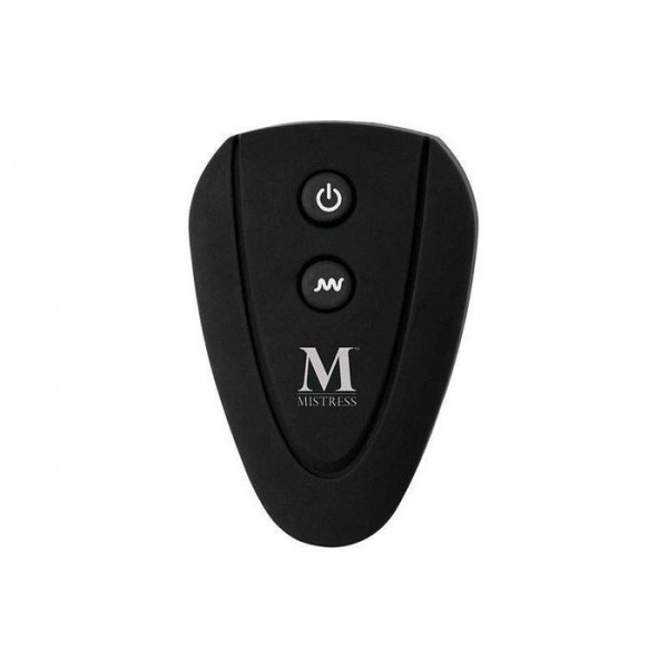 Mistress Silicone Remote Control Cock Ring and Anal Plug Set