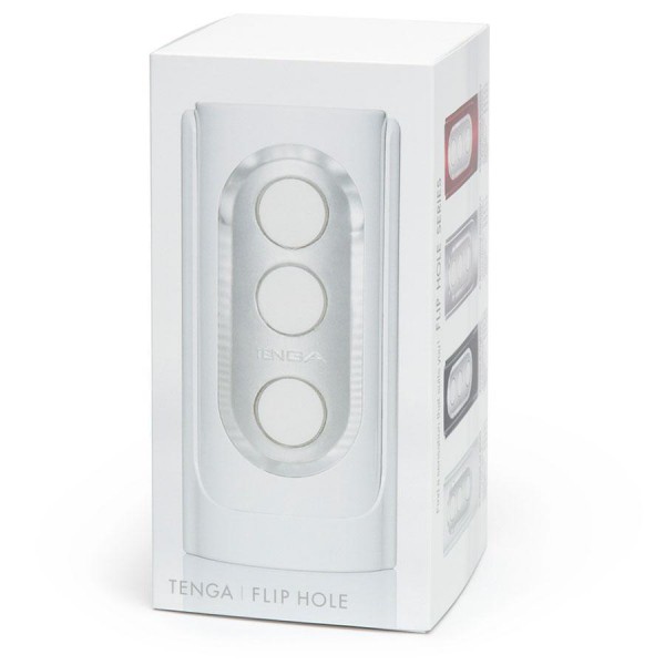 Tenga Flip Hole |  Pressure Sensitive Male Masturbator Black/White