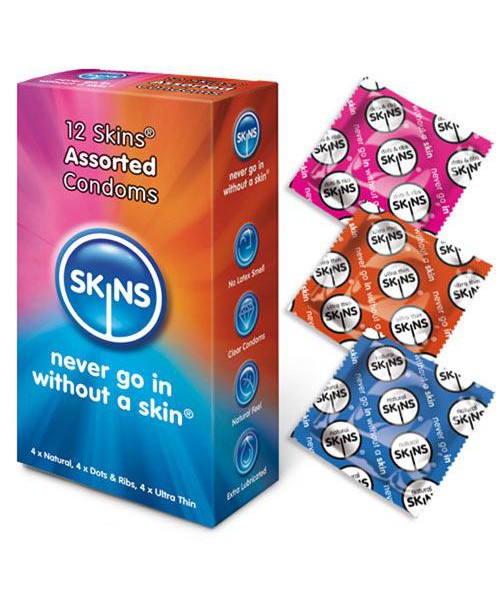 Skins Condoms Assorted 12 Pack