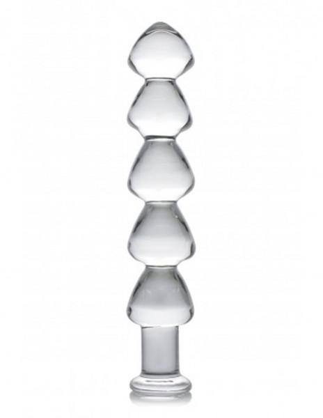 Master Series Drops Anal Link Glass Dildo