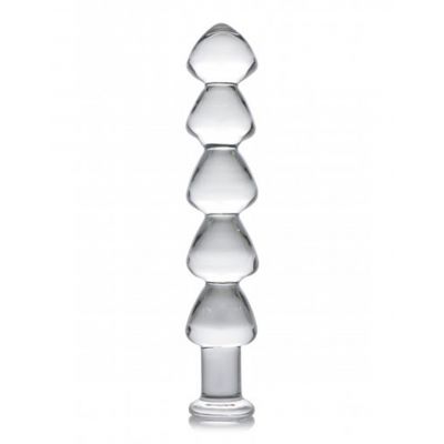 Master Series Drops Anal Link Glass Dildo