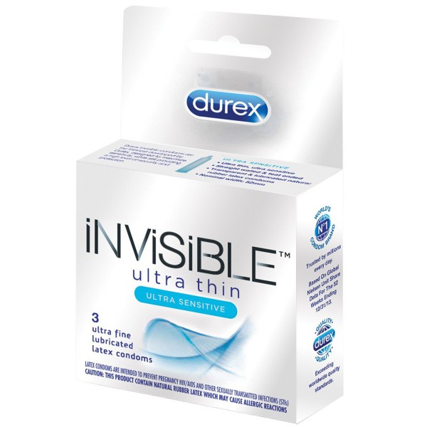 Durex Invisible Ulta Thin Condom