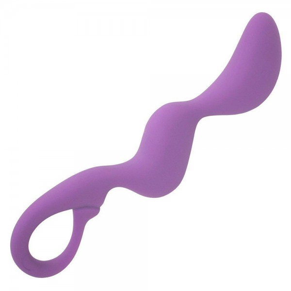 Textured Anal Stimulator - Curved For G & P-Spot Pleasure