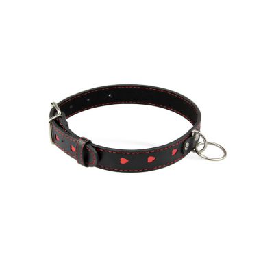 Berlin Baby Love Heart Faux Leather Collar