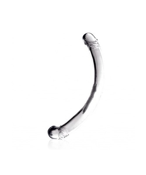 Clear stone double dildo