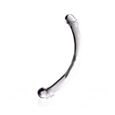 Clear stone double dildo