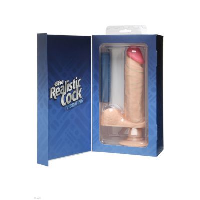 Doc Johnson Vibrating Realistic 8 Cock with Suction Cup