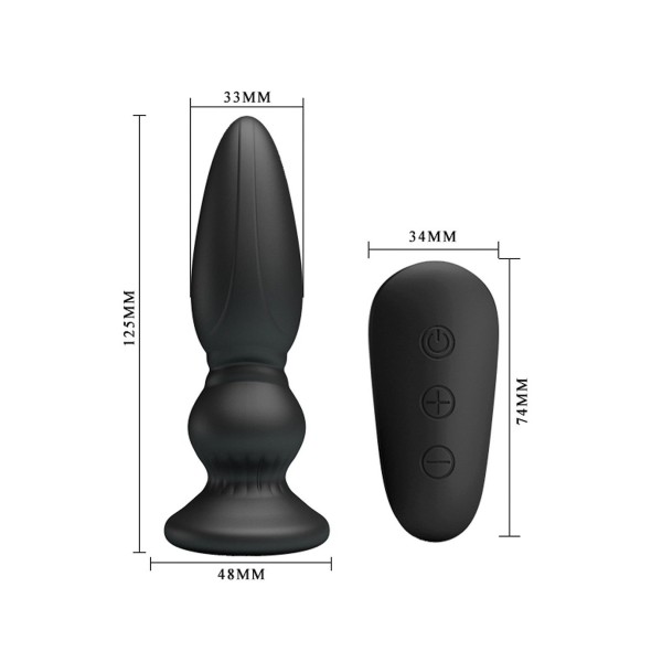 Mr. Play Vibrating Anal Plug with Remote