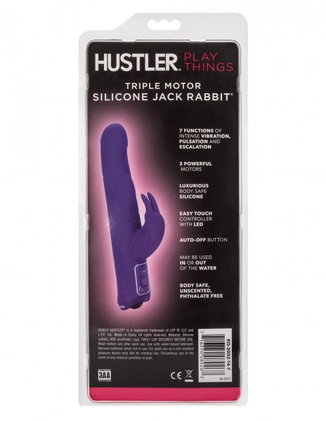 Hustler Playthings Triple Motor Silicone Jack Rabbit