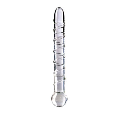 Icicles No 1 Twist Glass Dildo
