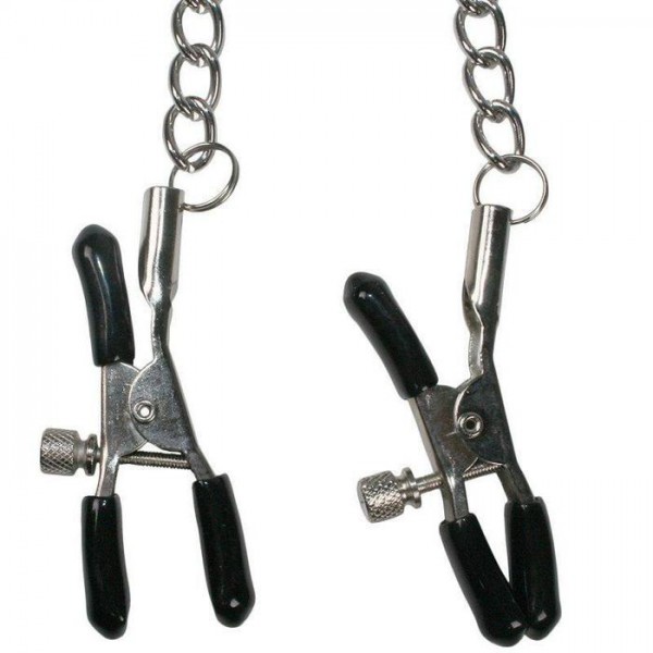 Ball Gag with Nipple Clamps