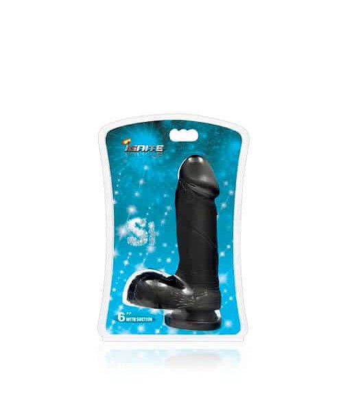 SI Novelties 6 Inch Suction Base Cock with Balls