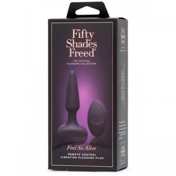 Fifty Shades Freed Feel So Alive Rechargeable Vibrating Pleasure Plug