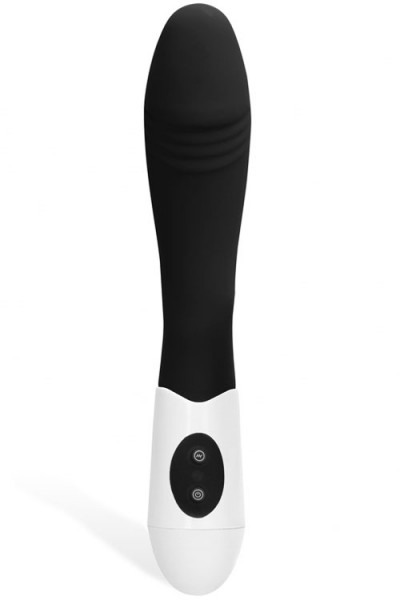 GC Ribbed Head 7.5" Silicone Vibrator