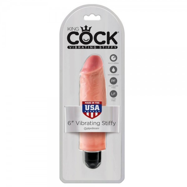 King Cock 6 Inch Vibrating Stiffy