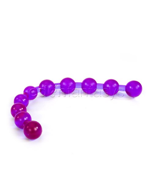 Purple anal jelly beads