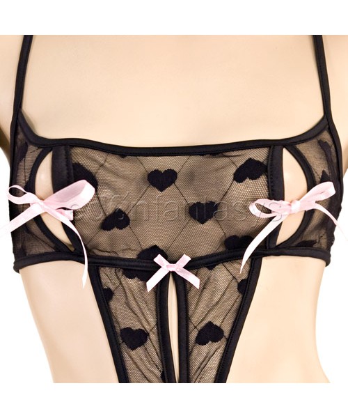 Passion heart bodystocking