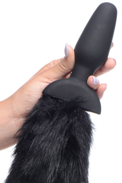 Tailz Wagging & Vibrating Fox Tail 5" Butt Plug With Remote