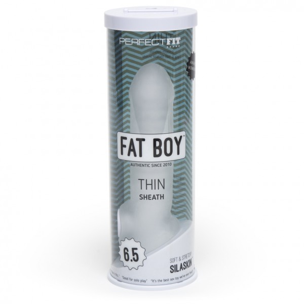 Perfect Fit Fat Boy Thin 6.5 Inch Penis Sleeve with Ball Loop