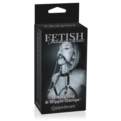 Fetish Fantasy Limited Edition O Ring Ball Gag Nipple Clamps