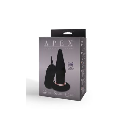 Apex Butt Plug Large Black