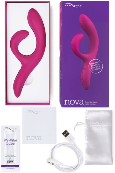 We-Vibe Nova 8.5" Silicone Rabbit Vibrator With App