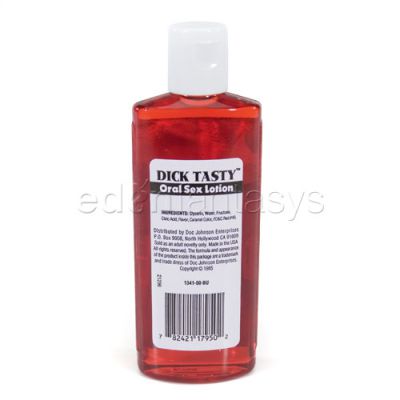 Dick tasty oral sex lotion