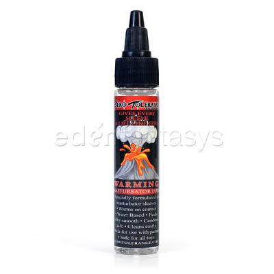 Warming masturbator lube