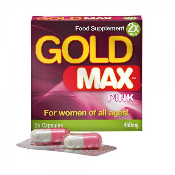 Gold Max Pink Libido Enhancers for Women (2 capsules)