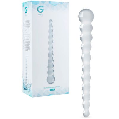 Gildo Beaded 9 1 Glass Dong