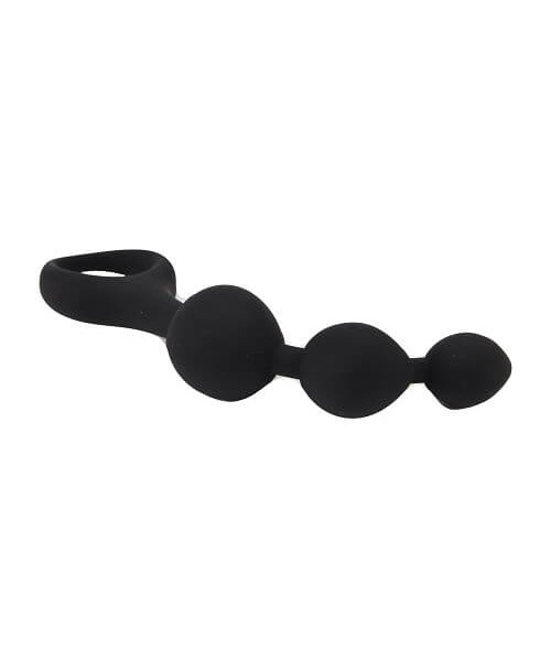 Loving Joy Triple Ripple Anal Beads-Black — image 7 of 8