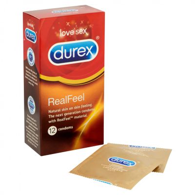 Durex Real Feel Non Latex Condoms 12 Pack