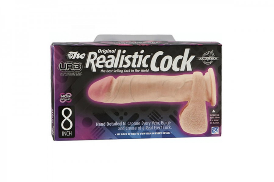 Ultra Realistic Cock 8 inch UR3 White
