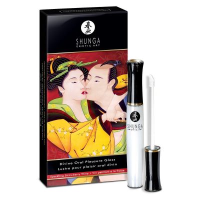 Shunga Oral Pleasure Lip Gloss Strawberry Wine