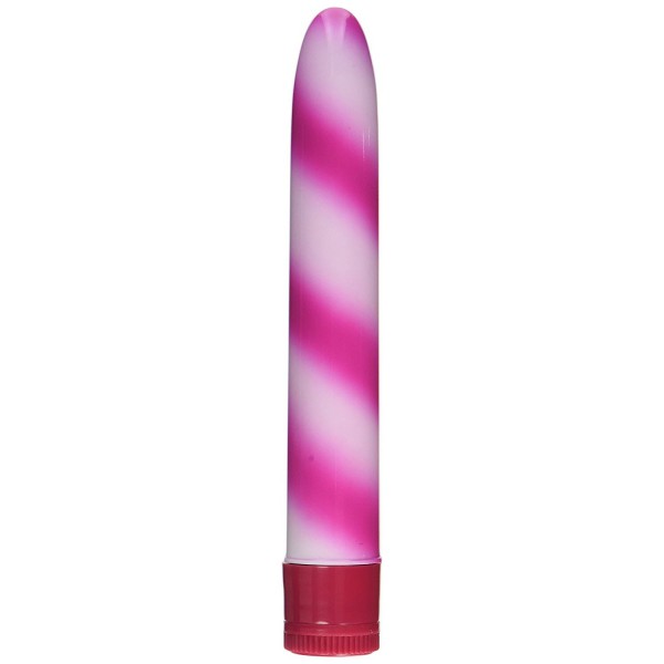 CalExotics Candy Cane Waterproof Vibrator - Pink