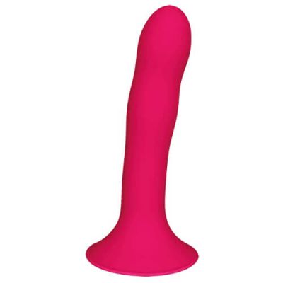 Cushioned Core Suction Cup Slim Silicone Dildo 6 8 Inch