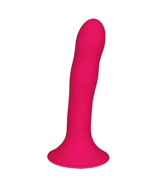 Cushioned Core Suction Cup Slim Silicone Dildo 6.8 Inch