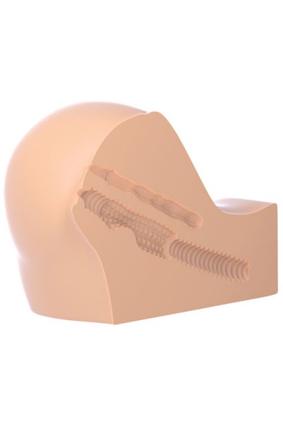 Pipedream Realistic 6.25" Petite Bubble Butt Masturbator - Dual Entry