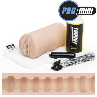 THRUST Pro Mini Overdrive Self Lubricating Male Masturbator Kit 9 1oz