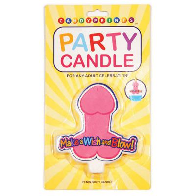 Make A Wish Blow Penis Candle