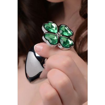 Booty Sparks Lucky Clover 2 6 Metal Butt Plug