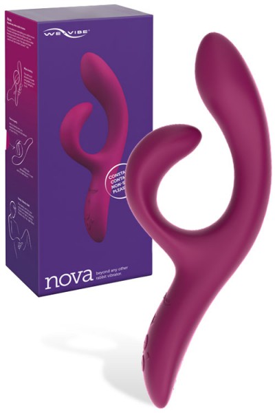 We-Vibe Nova 8.5" Silicone Rabbit Vibrator With App