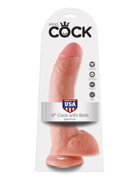 King Cock 9 inch Cock with Balls