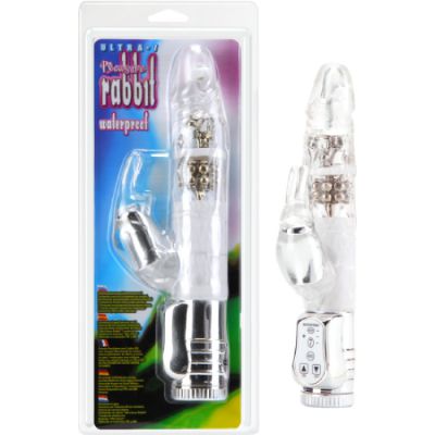 Ultra 7 Pleasure with Clitoral Stimulator Waterproof Rabbit Vibrator