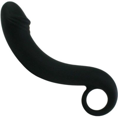 Curved Silicone Prostate Massager Very Flexible