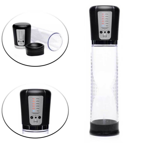 High Power 5 Speed Electric Penis Pump by Lynk Pleasure | Rechargeable Penis Enlarger for Men