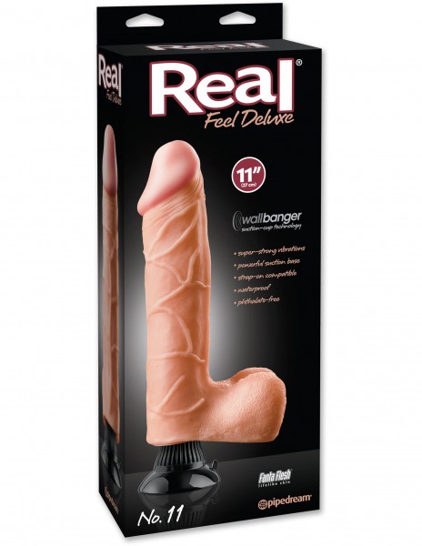 Real Feel Deluxe No. 11 Vibrating 11" Dildo